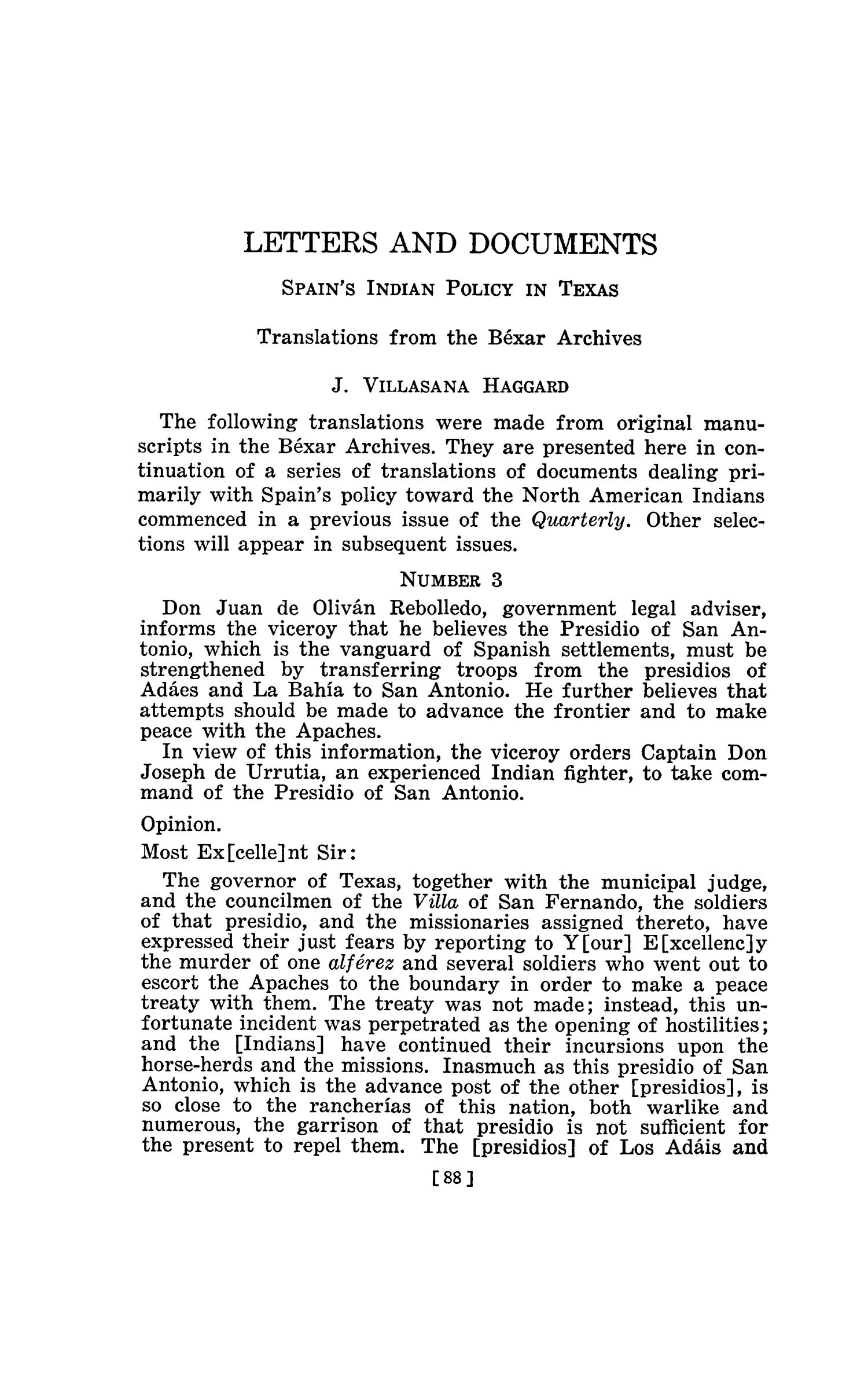The Southwestern Historical Quarterly, Volume 44, July 1940 - April, 1941
                                                
                                                    88
                                                