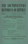 Journal/Magazine/Newsletter: The Southwestern Historical Quarterly, Volume 44, July 1940 - April, …