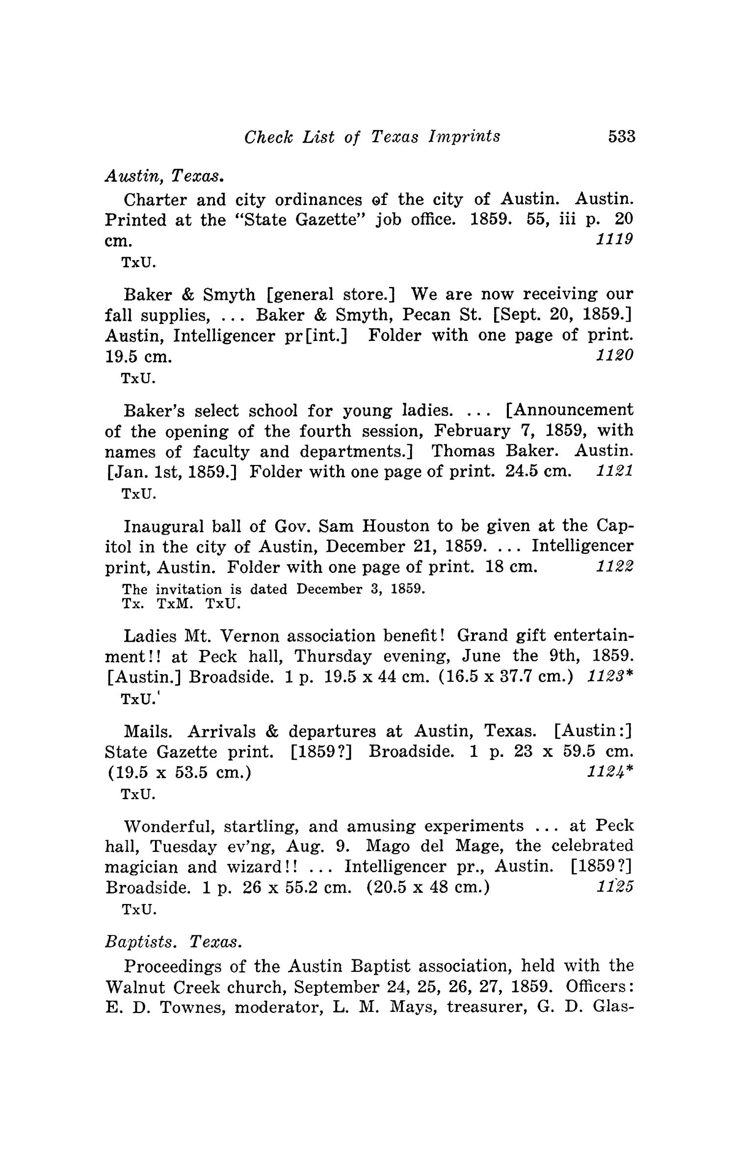 The Southwestern Historical Quarterly, Volume 49, July 1945 - April, 1946
                                                
                                                    533
                                                