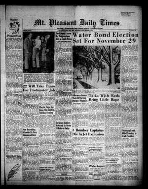 Mt. Pleasant Daily Times (Mount Pleasant, Tex.), Vol. 36, No. 199, Ed. 1 Wednesday, November 9, 1955