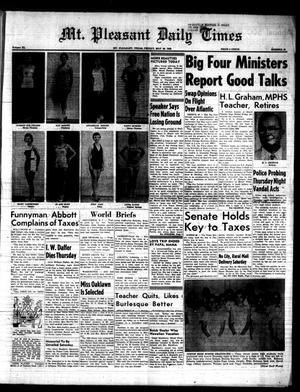 Mt. Pleasant Daily Times (Mount Pleasant, Tex.), Vol. 40, No. 41, Ed. 1 Friday, May 29, 1959