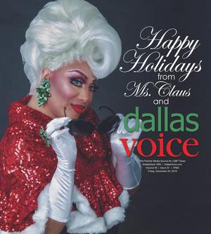 Primary view of object titled 'Dallas Voice (Dallas, Tex.), Vol. 36, No. 33, Ed. 1 Friday, December 20, 2019'.