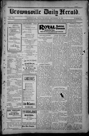 Brownsville Daily Herald (Brownsville, Tex.), Vol. TEN, No. 63, Ed. 1, Thursday, September 26, 1901