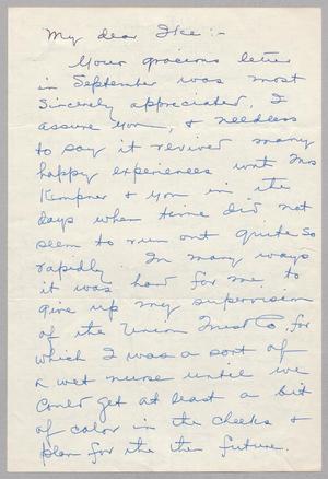 [Letter from Thomas McAdams to I. H. Kempner, November 25, 1952]