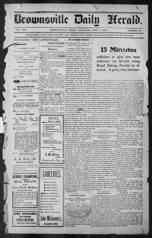 Brownsville Daily Herald (Brownsville, Tex.), Vol. TEN, No. 216, Ed. 1, Saturday, April 5, 1902