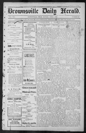 Primary view of object titled 'Brownsville Daily Herald (Brownsville, Tex.), Vol. TEN, No. 265, Ed. 1, Monday, June 2, 1902'.