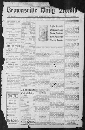 Brownsville Daily Herald (Brownsville, Tex.), Vol. ELEVEN, No. 7, Ed. 1, Saturday, July 12, 1902