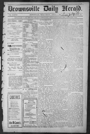 Brownsville Daily Herald (Brownsville, Tex.), Vol. ELEVEN, No. 134, Ed. 1, Friday, August 1, 1902