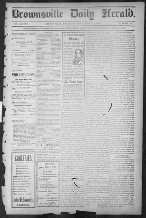 Primary view of object titled 'Brownsville Daily Herald (Brownsville, Tex.), Vol. ELEVEN, No. 135, Ed. 1, Saturday, August 2, 1902'.