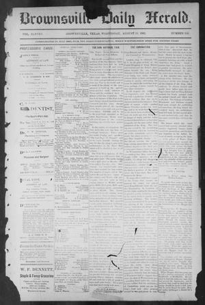 Primary view of object titled 'Brownsville Daily Herald (Brownsville, Tex.), Vol. ELEVEN, No. 144, Ed. 1, Wednesday, August 13, 1902'.