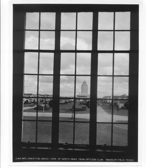 Primary view of object titled 'View of North Park from Officers' Club (Randolph Field)'.