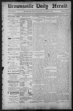 Brownsville Daily Herald (Brownsville, Tex.), Vol. ELEVEN, No. 214, Ed. 1, Wednesday, November 5, 1902