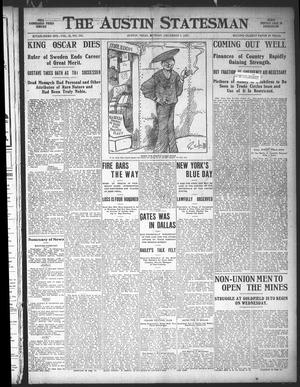 Primary view of object titled 'The Austin Statesman (Austin, Tex.), Vol. 38, No. 343, Ed. 1 Monday, December 9, 1907'.