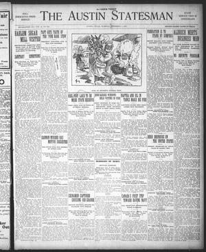 Primary view of object titled 'The Austin Statesman (Austin, Tex.), Vol. 40, No. 313, Ed. 1 Tuesday, November 9, 1909'.