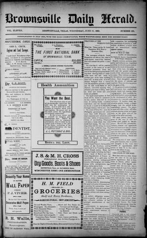 Brownsville Daily Herald (Brownsville, Tex.), Vol. 11, No. 401, Ed. 1, Wednesday, June 17, 1903