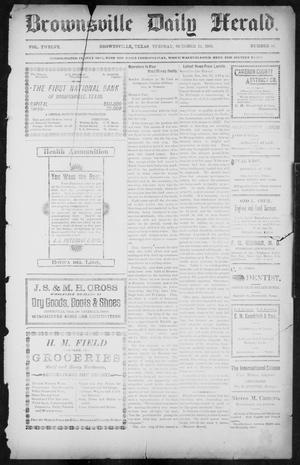 Brownsville Daily Herald (Brownsville, Tex.), Vol. TWELVE, No. 86, Ed. 1, Tuesday, October 13, 1903