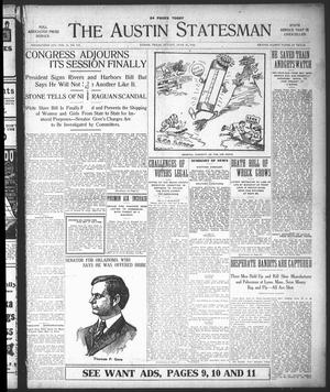 Primary view of object titled 'The Austin Statesman (Austin, Tex.), Vol. 41, No. 177, Ed. 1 Sunday, June 26, 1910'.