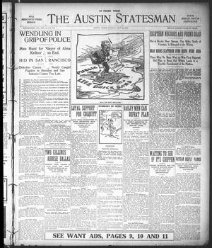 Primary view of object titled 'The Austin Statesman (Austin, Tex.), Vol. 41, No. 212, Ed. 1 Sunday, July 31, 1910'.