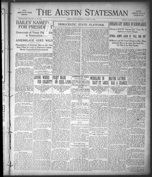The Austin Statesman (Austin, Tex.), Vol. 41, No. 223, Ed. 1 Thursday, August 11, 1910