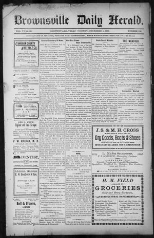Brownsville Daily Herald (Brownsville, Tex.), Vol. TWELVE, No. 128, Ed. 1, Tuesday, December 1, 1903