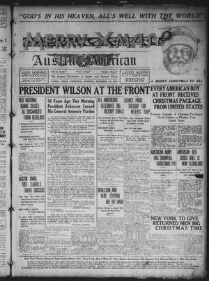 Austin American (Austin, Tex.), Ed. 1 Wednesday, December 25, 1918