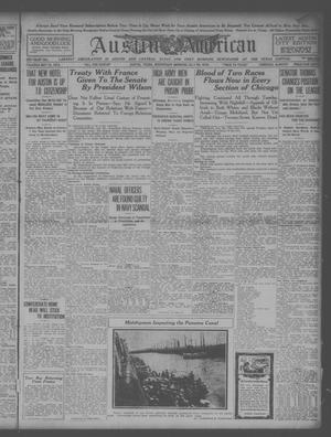 Austin American (Austin, Tex.), Ed. 1 Wednesday, July 30, 1919