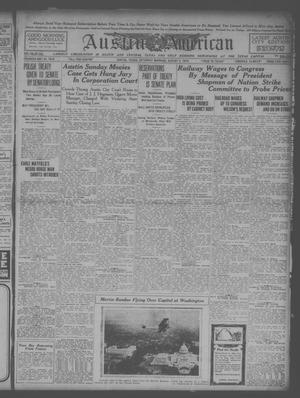 Primary view of object titled 'Austin American (Austin, Tex.), Ed. 1 Saturday, August 2, 1919'.