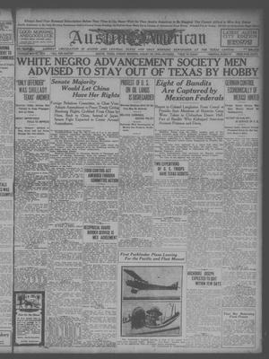 Primary view of object titled 'Austin American (Austin, Tex.), Ed. 1 Sunday, August 24, 1919'.