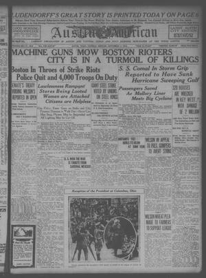Austin American (Austin, Tex.), Ed. 1 Thursday, September 11, 1919