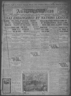 Austin American (Austin, Tex.), Ed. 1 Wednesday, October 1, 1919