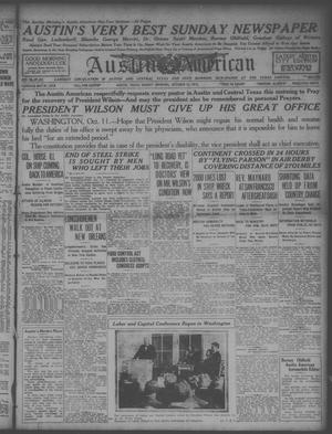 Austin American (Austin, Tex.), Ed. 1 Sunday, October 12, 1919