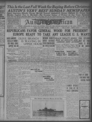 Austin American (Austin, Tex.), Ed. 1 Sunday, December 14, 1919