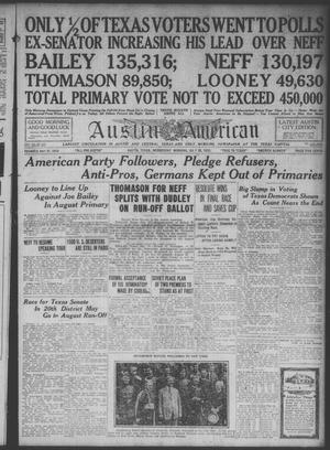 Austin American (Austin, Tex.), Ed. 1 Wednesday, July 28, 1920