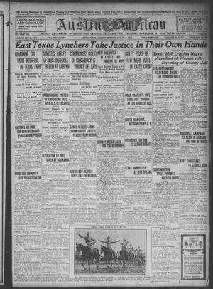 Austin American (Austin, Tex.), Ed. 1 Tuesday, August 3, 1920