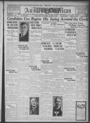Austin American (Austin, Tex.), Ed. 1 Friday, September 3, 1920