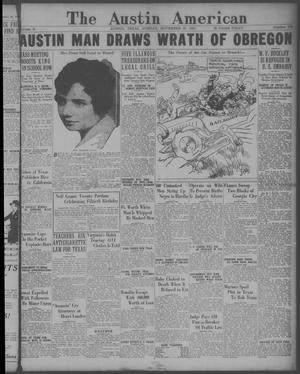The Austin American (Austin, Tex.), Vol. 8, No. 178, Ed. 1 Sunday, November 27, 1921
