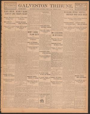 Galveston Tribune. (Galveston, Tex.), Vol. 36, No. 175, Ed. 1 Saturday, June 17, 1916
