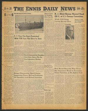 The Ennis Daily News (Ennis, Tex.), Vol. 48, No. 6, Ed. 1 Saturday, January 6, 1940
