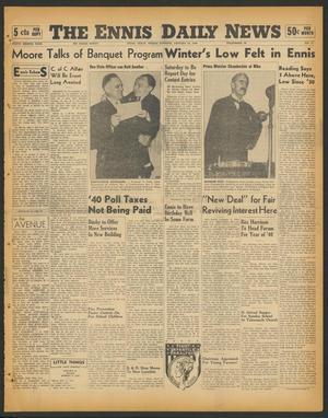 The Ennis Daily News (Ennis, Tex.), Vol. 48, No. 17, Ed. 1 Friday, January 19, 1940