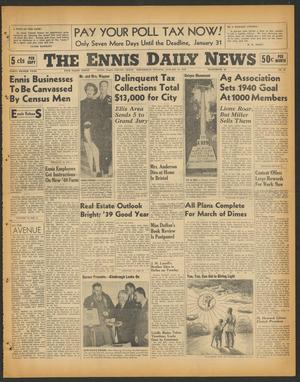 The Ennis Daily News (Ennis, Tex.), Vol. 48, No. 21, Ed. 1 Wednesday, January 24, 1940