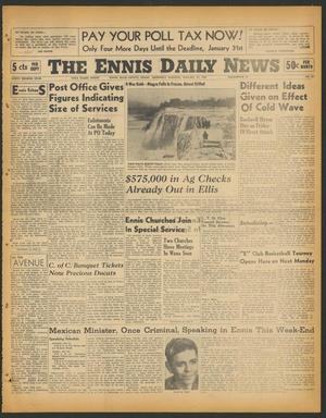 The Ennis Daily News (Ennis, Tex.), Vol. 48, No. 24, Ed. 1 Saturday, January 27, 1940