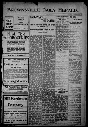 Brownsville Daily Herald (Brownsville, Tex.), Vol. 12, No. 299, Ed. 1, Wednesday, June 22, 1904