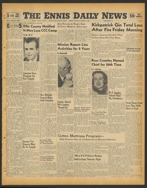 The Ennis Daily News (Ennis, Tex.), Vol. 48, No. 65, Ed. 1 Friday, March 15, 1940