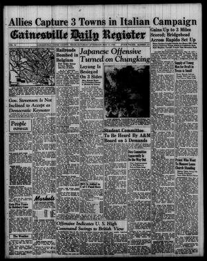 Gainesville Daily Register and Messenger (Gainesville, Tex.), Vol. 54, No. 221, Ed. 1 Saturday, May 13, 1944