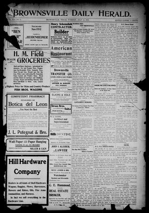 Brownsville Daily Herald (Brownsville, Tex.), Vol. 13, No. 8, Ed. 1, Tuesday, July 12, 1904