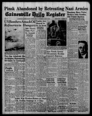 Primary view of object titled 'Gainesville Daily Register and Messenger (Gainesville, Tex.), Vol. 54, No. 274, Ed. 1 Friday, July 14, 1944'.
