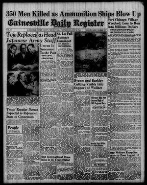 Primary view of object titled 'Gainesville Daily Register and Messenger (Gainesville, Tex.), Vol. 54, No. 277, Ed. 1 Tuesday, July 18, 1944'.