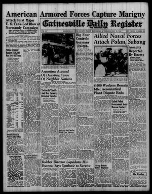 Primary view of object titled 'Gainesville Daily Register and Messenger (Gainesville, Tex.), Vol. 54, No. 284, Ed. 1 Wednesday, July 26, 1944'.