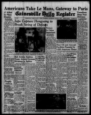Gainesville Daily Register and Messenger (Gainesville, Tex.), Vol. 54, No. 296, Ed. 1 Wednesday, August 9, 1944