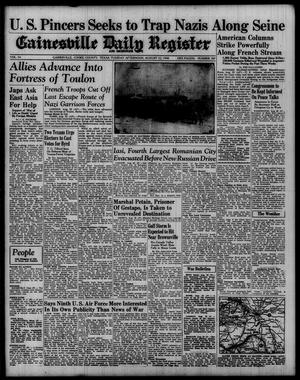 Gainesville Daily Register and Messenger (Gainesville, Tex.), Vol. 54, No. 307, Ed. 1 Tuesday, August 22, 1944